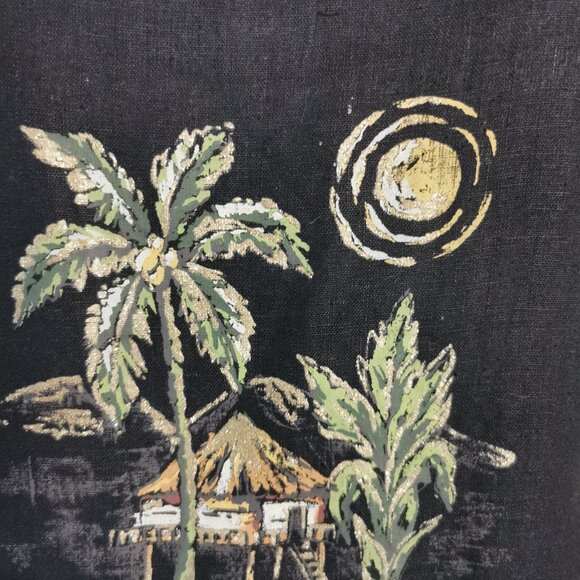 VINTAGE Jessica Howard Size 14- 2 Piece Tunic Maxi 90's Dress Linen blend 0158 - Picture 3 of 12